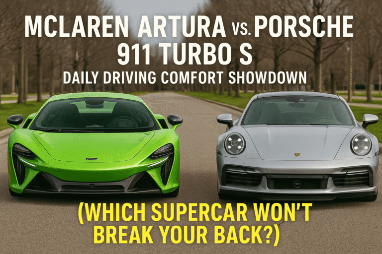 McLaren Artura vs Porsche 911 Turbo S