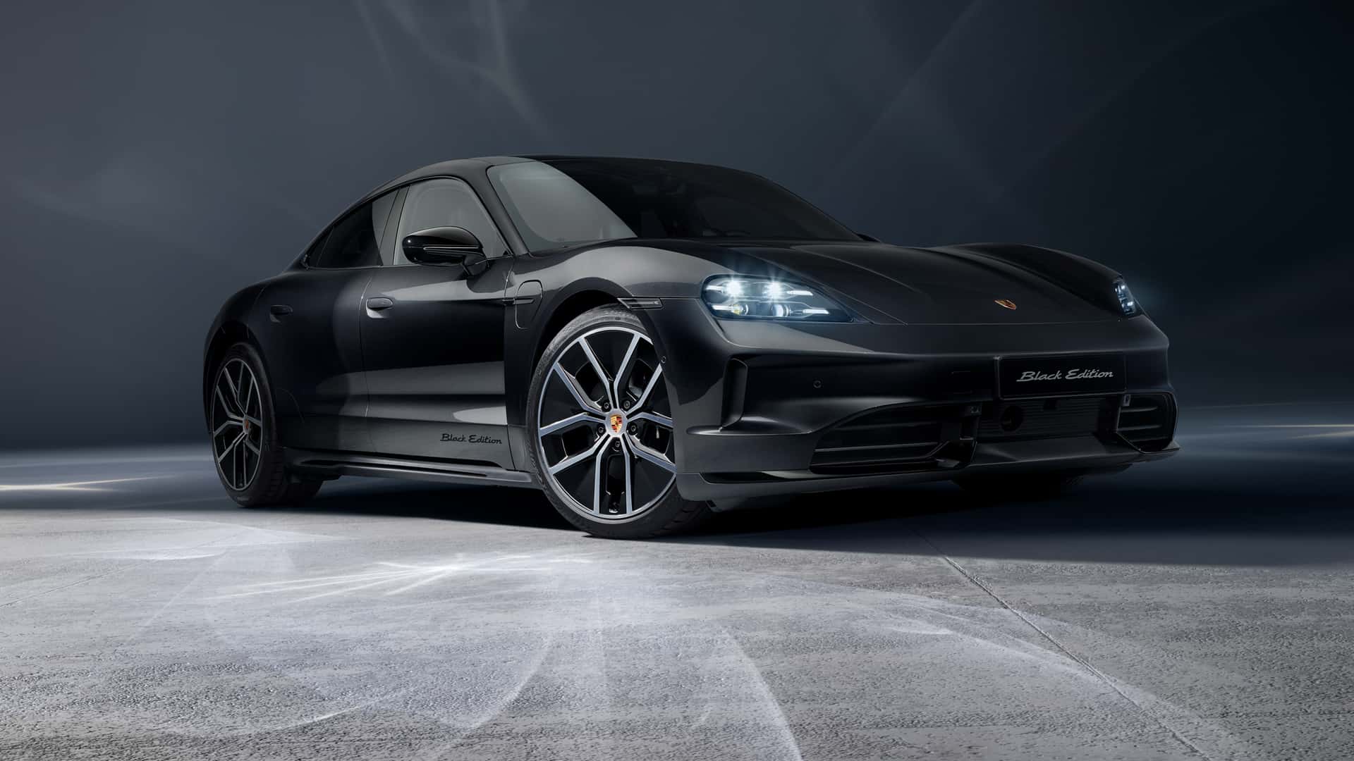 2026 Porsche Taycan Black Edition does everything in choosing options for you