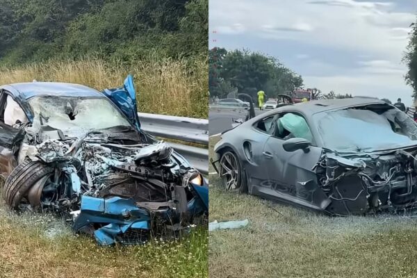 Both drivers moved away from one way or another from this explosive Norburgring crash