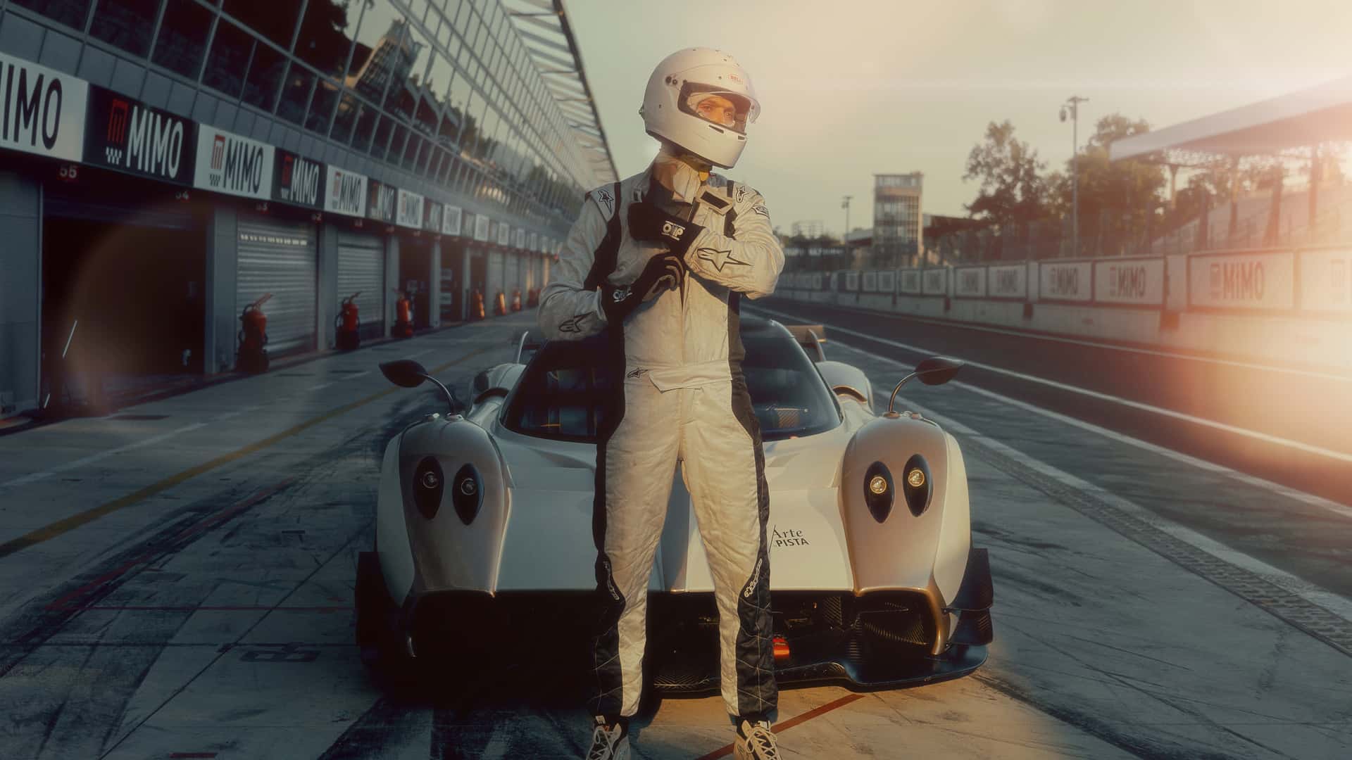 Driving the Pagani Huayra R Evo at Monza