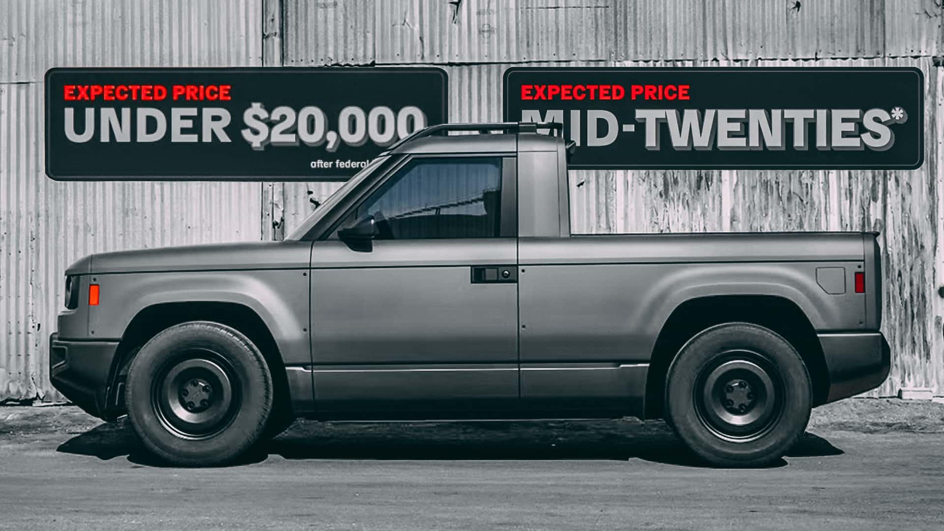 Perhaps the Slate truck will not cost less than $ 20,000