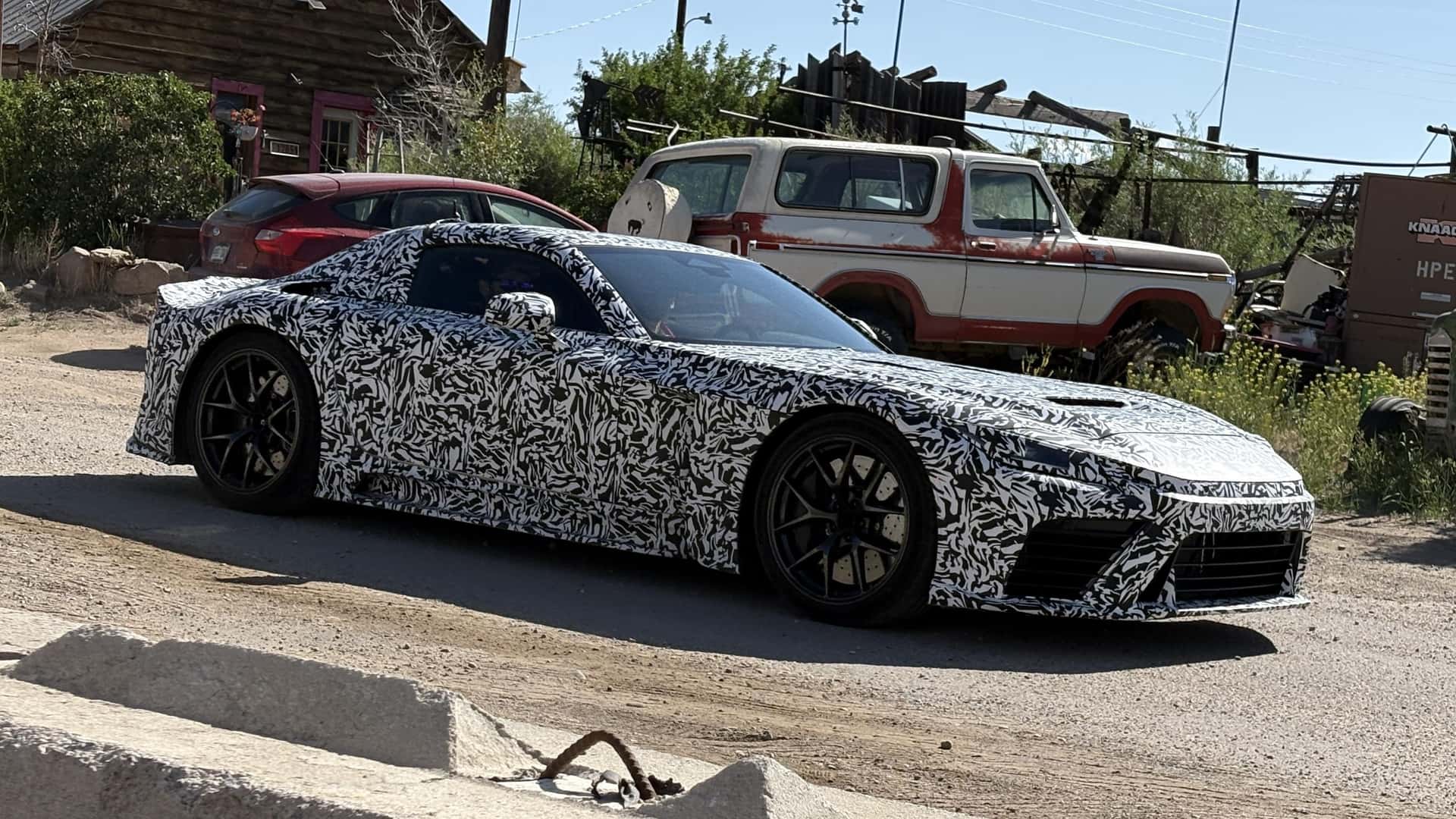 The new Lexus LFR caught the country throughout the country