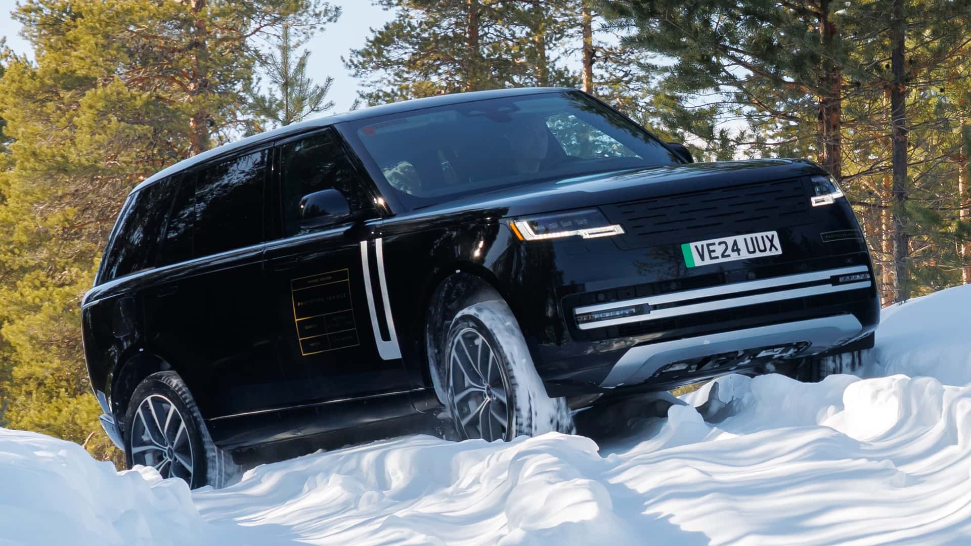 Why does Range Rover Electric cross the front stem