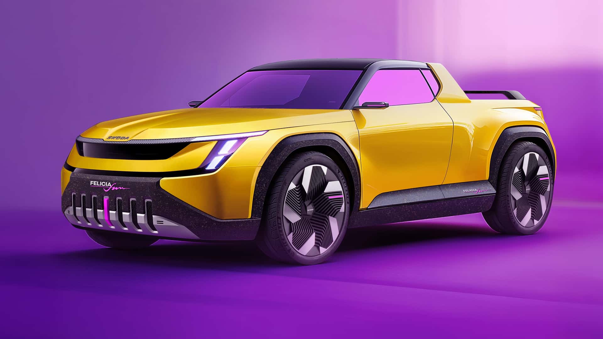 Skoda returns a rare pickup truck with a modern design