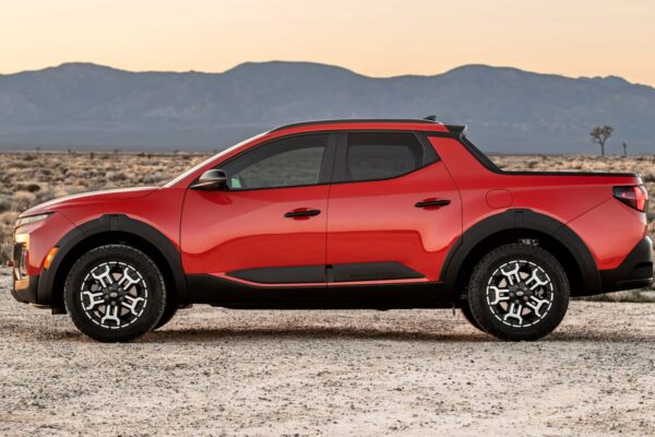 Hyundai promotes an "amazing" new pickup truck.